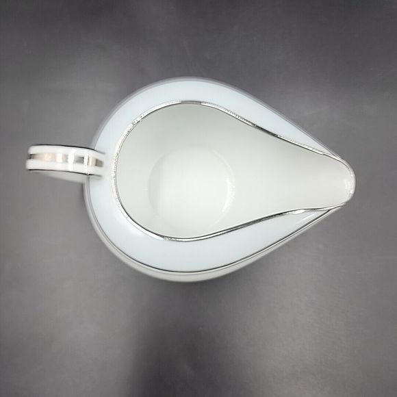 Vintage Noritake China BLUEBELL #5558 Creamer set platinum Japan - Picture 3 of 10